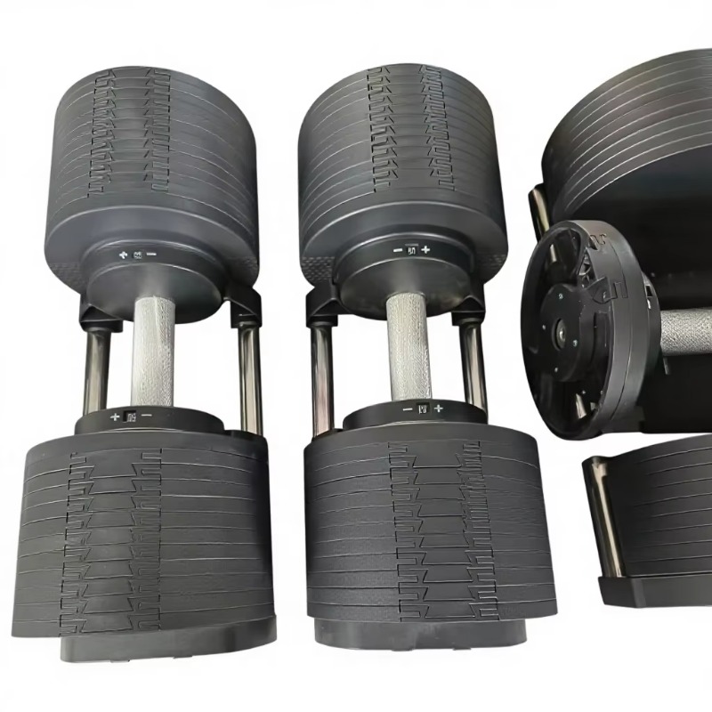 Adjustable Dumbbell Pair 40Kg - Verstellbares Plattenbeladenes Kurzhantel-Set 50 KG 2