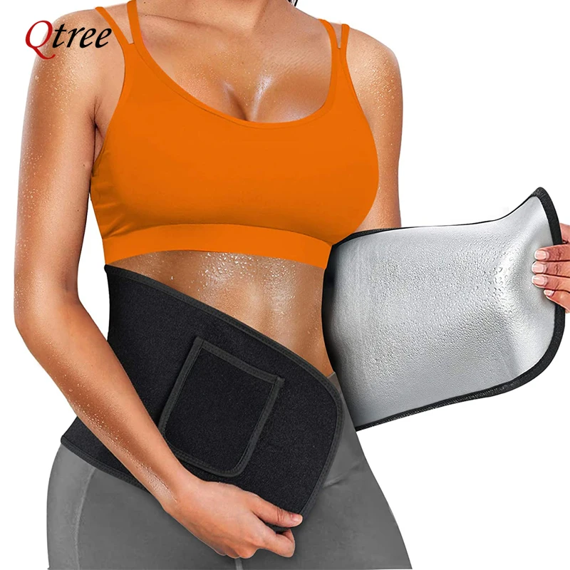 Sweat Waist Trainer Belt Neoprene - Qtree Taillenmieder Body Shaper Wrap Damen