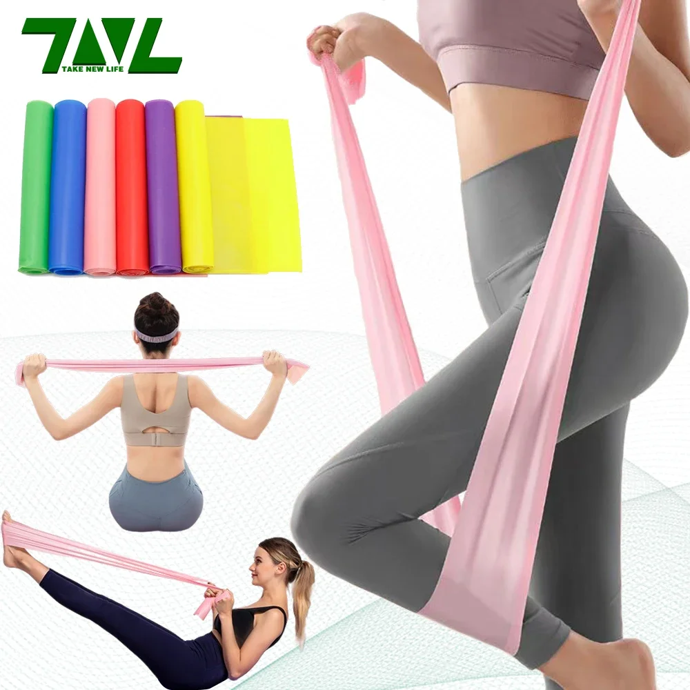 Pilates Bar Kit With Resistance Bands - Länge 200 cm Yoga Pilates Dehnungs-Widerstandsband