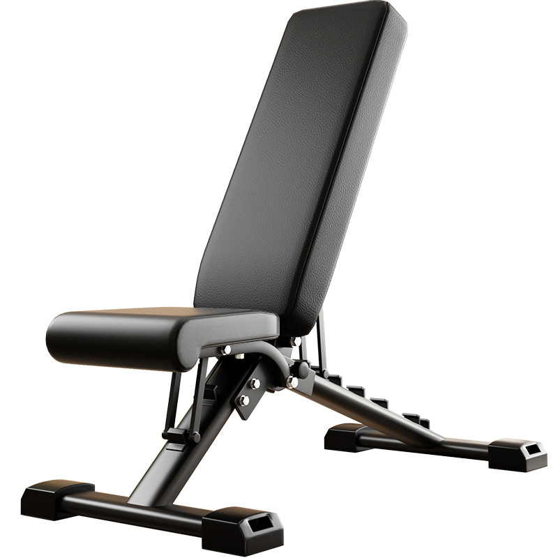 Fitness Equipment - Kommerzieller Klappbarer Hantelbank-Multifunktionsstuhl für Sit-Ups, Fitness