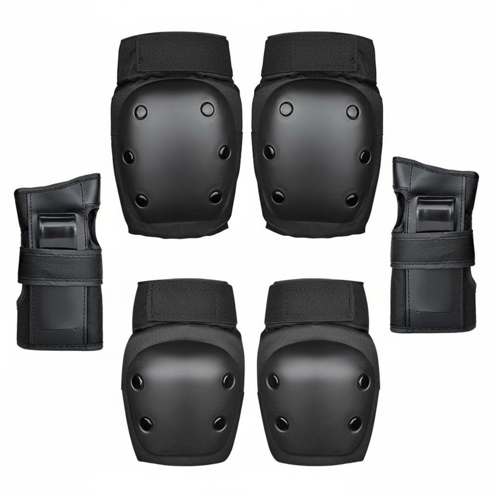 Cycling - Verstellbare Kinder-Skating-Pads mit weichem Schwammfutter, Schutzausrüstungsset