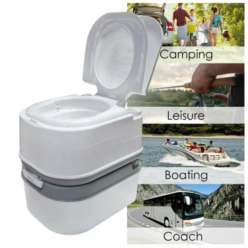 Camping - Tragbare Camping-Reise-Wohnmobil-Toilette, Outdoor-Camper, tragbare Reisetoilette