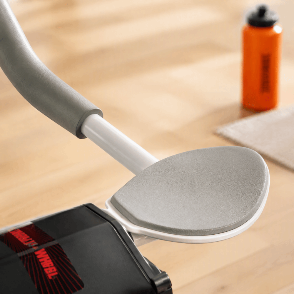 Ab Roller Wheel With Elbow Support - Automatischer Rückprall-Bauchroller mit Kniematte, Ellenbogenstütze, 2-Rad-Silent-Kerntrainer