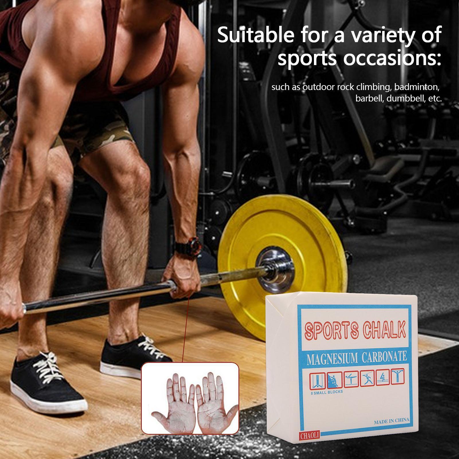 Gym Chalk Block Grip - 1 Stück Kletter-Chalk-Block Rutschfester Gymnastik-Handgriff-Puderblock Fitnesszubehör