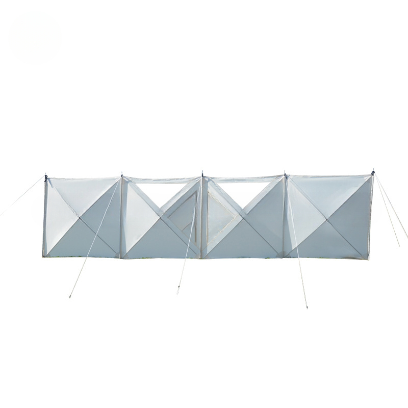 Camping - Outdoor-Windschutztuch, automatische Schnellöffnung, Fenster-Sonnenschutz, Camping-Windschutz, Lagerfeuer-Windschutzwand,