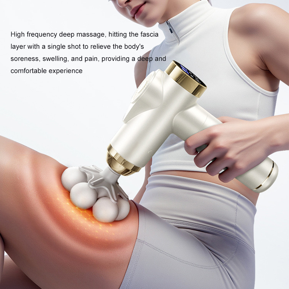 Electric Massage Gun Deep Tissue - Professionelles Elektrisches Faszienmassagegerät Hochfrequenz Tiefengewebe Muskelentspannungs-Massagepistole