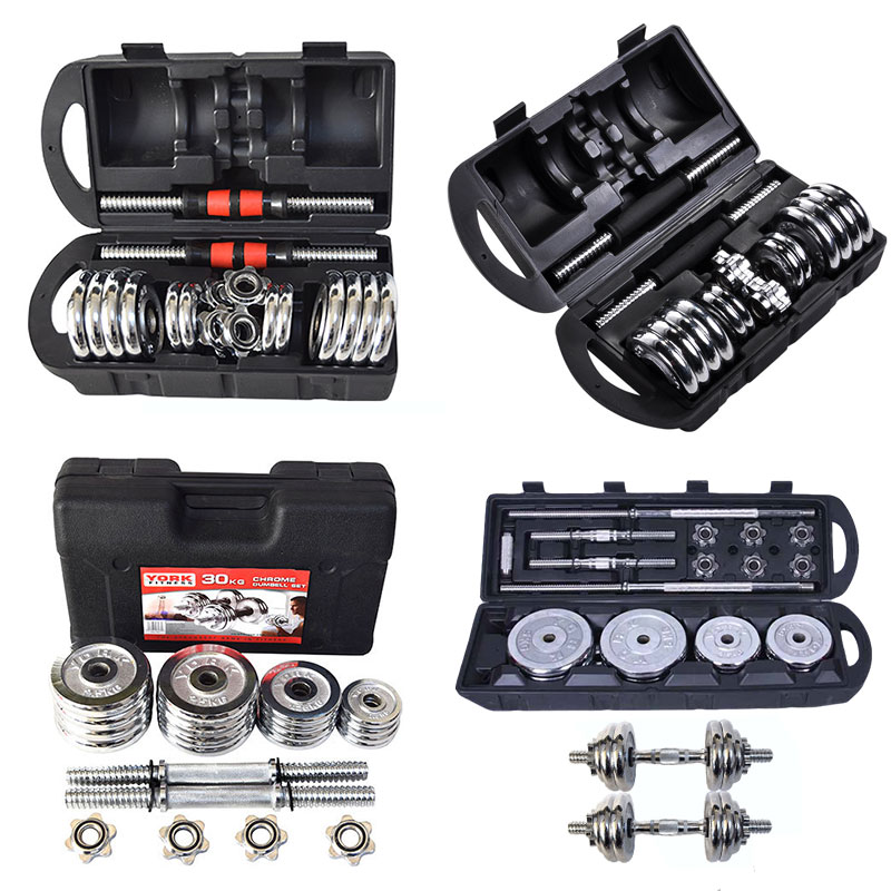 Adjustable Dumbbell Pair 40Kg - 2026 Direktverkauf ab Werk 15/20/30/50kg Verchromtes,