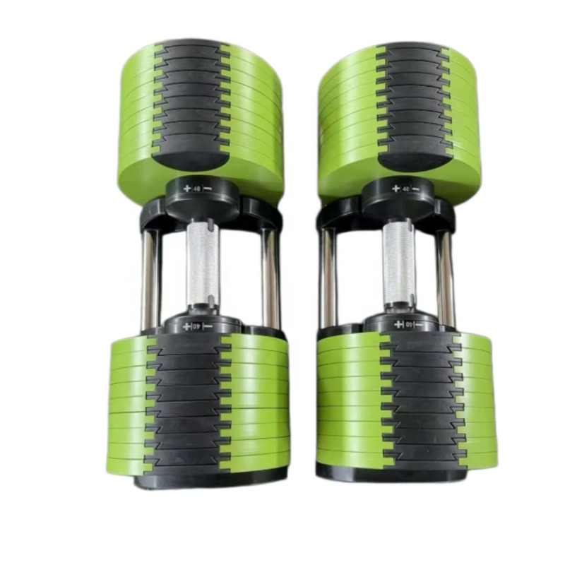 Adjustable Dumbbell Pair 40Kg - Robuste, verstellbare, galvanisierte Hantelstange aus Stahl
