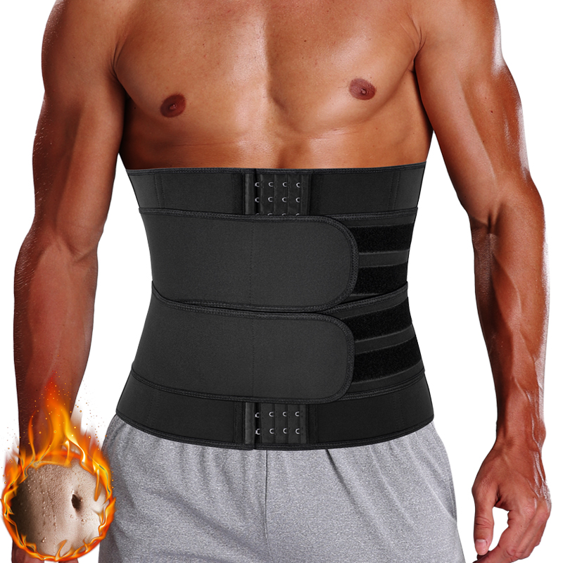 Sweat Waist Trainer Belt Neoprene - Neopren-Taillentrainer-Korsett für Männer, Workout, Sauna, Trimmer,