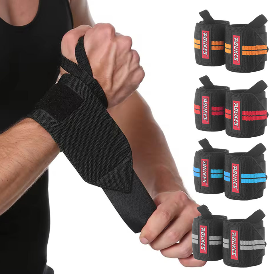 Wrist Wraps Weightlifting Support - AOLIKES Fitness Handgelenkbandagen Gewichtheben Gym Handgelenkstützen