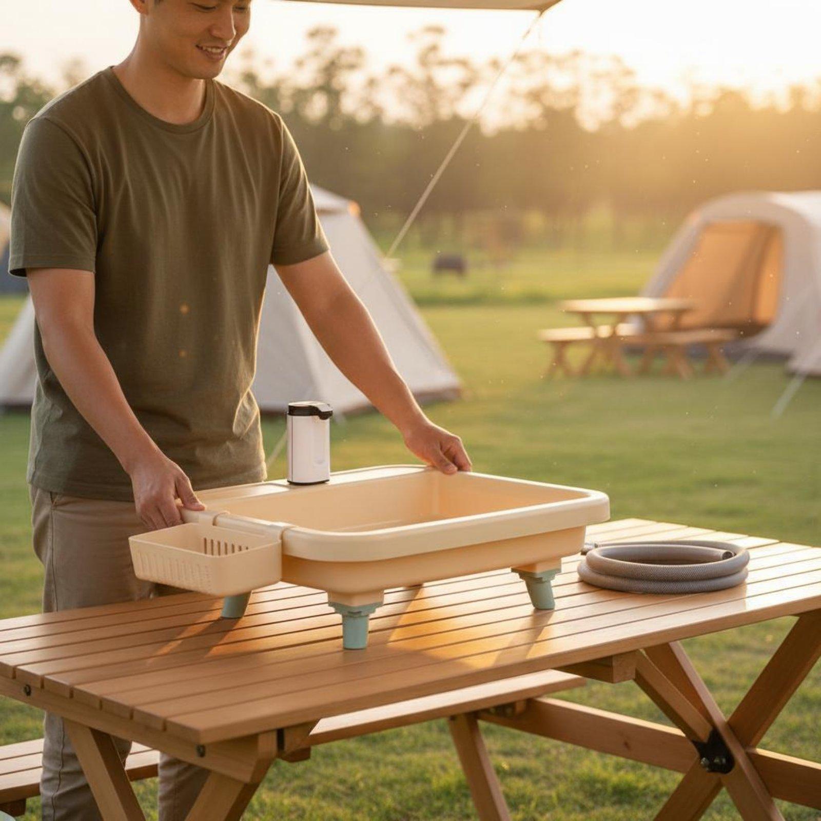 Tragbares Campingwaschbecken m – Camping Bewertung und Preis