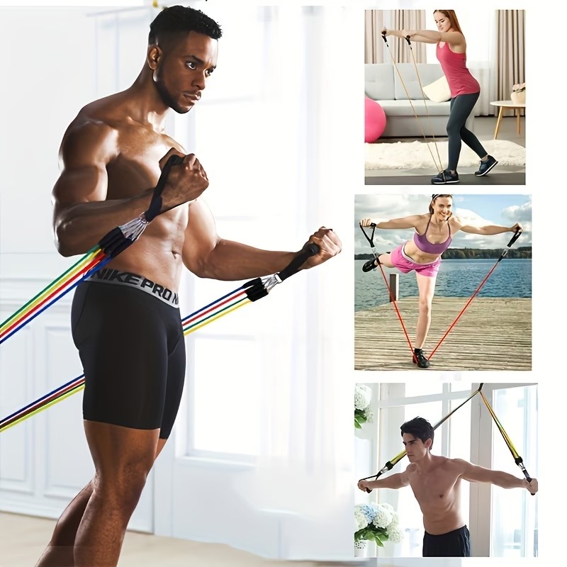 Widerstandsband-Set mit Türank – Pilates Bar Kit With Resistance Bands Bewertung und Preis