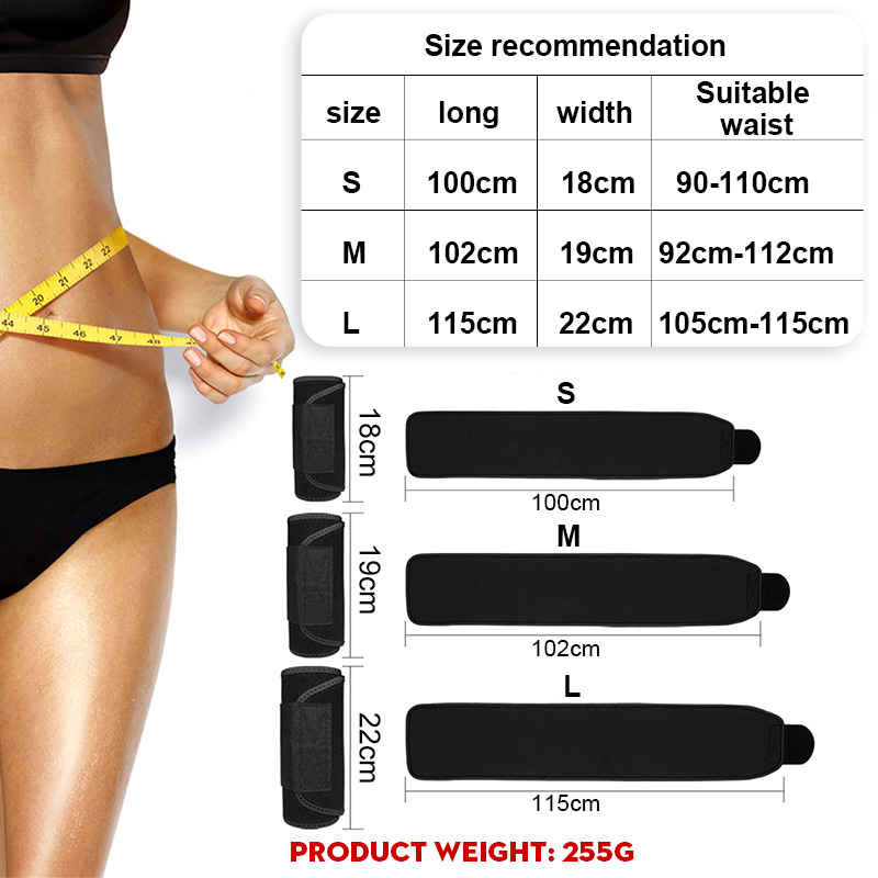 1PC Taille Trimmer Gürtel Gewi – Sweat Waist Trainer Belt Neoprene Bewertung und Preis