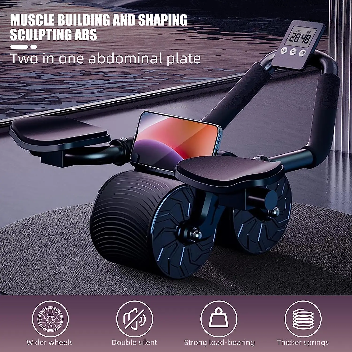 Ellenbogenstütze, automatische – Ab Roller Wheel With Elbow Support Bewertung und Preis