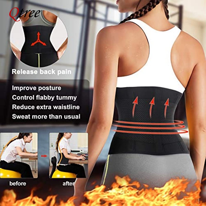 Qtree Heißer Neopren Taille Tr – Sweat Waist Trainer Belt Neoprene Bewertung und Preis