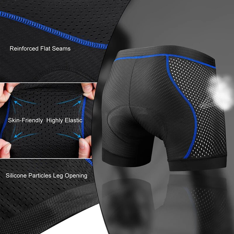 X-TIGER Herren Radsport Unterw – Padded Cycling Shorts 5D Gel Bewertung und Preis