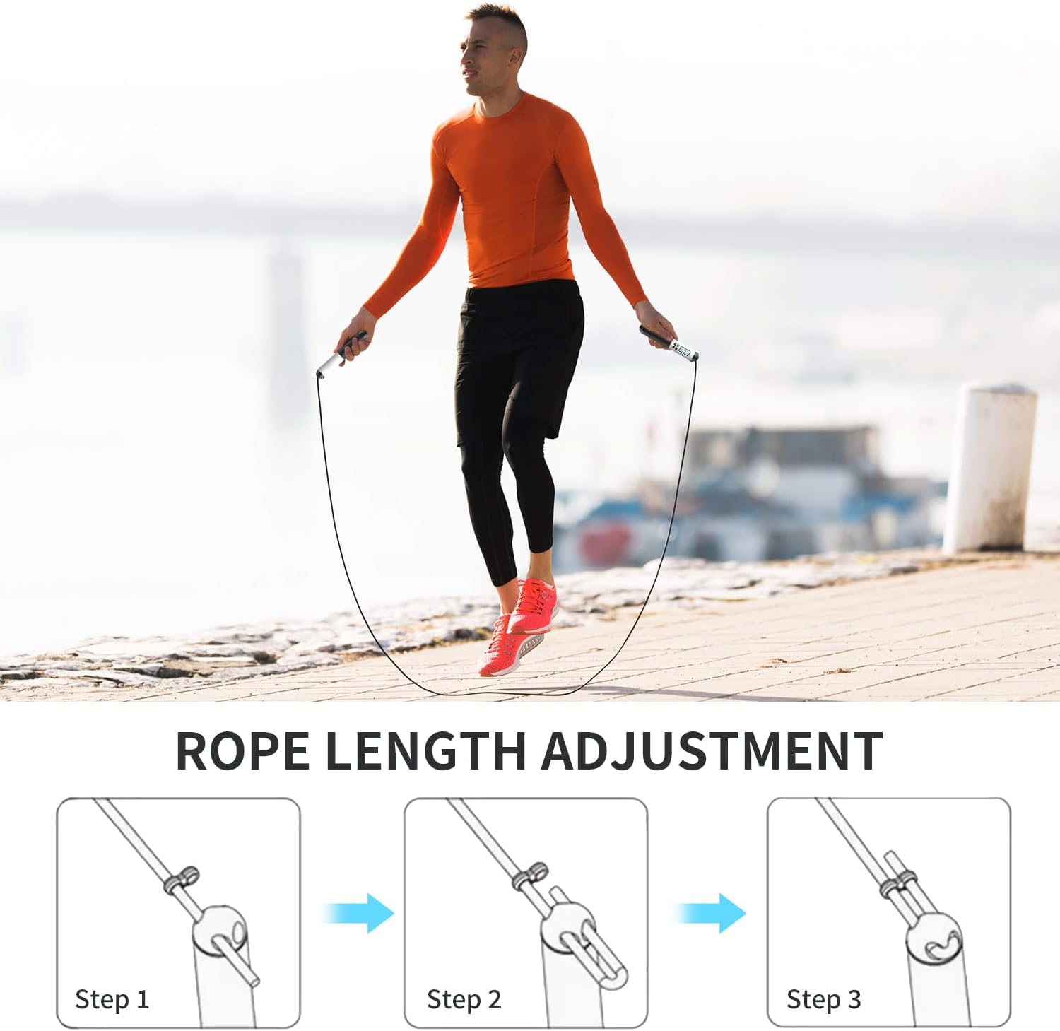 6 cm kabelloses Springseil mit – Smart Jump Rope Digital Counter Bewertung und Preis