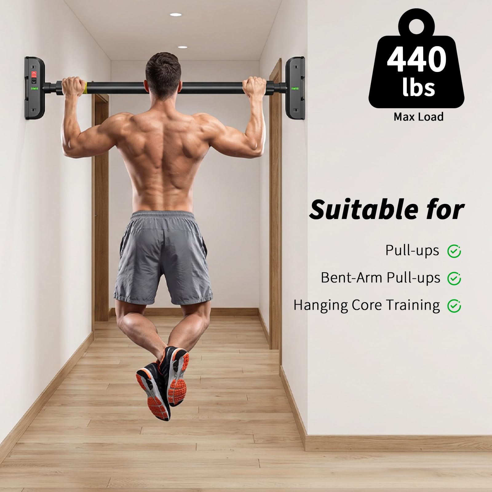 Klimmzugstange für Türrahmen,  – Door Pull Up Bar No Screw Bewertung und Preis
