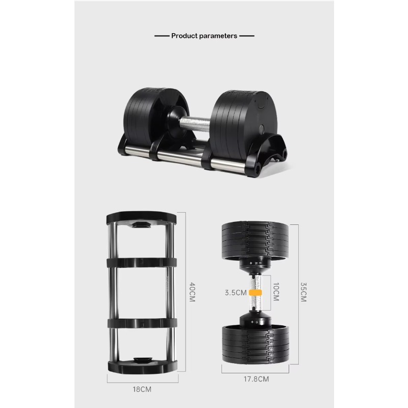 YTYIN Großhandel für Fitnessst – Adjustable Dumbbell Pair 40Kg Bewertung und Preis
