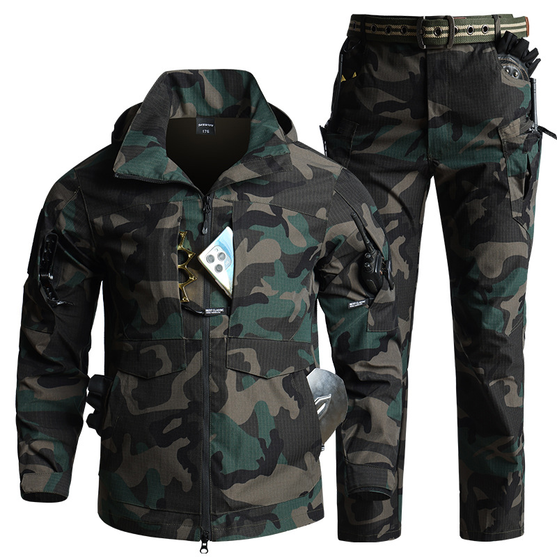 Herren Tarnanzug-Set mit Kapuz – Hiking Bewertung und Preis