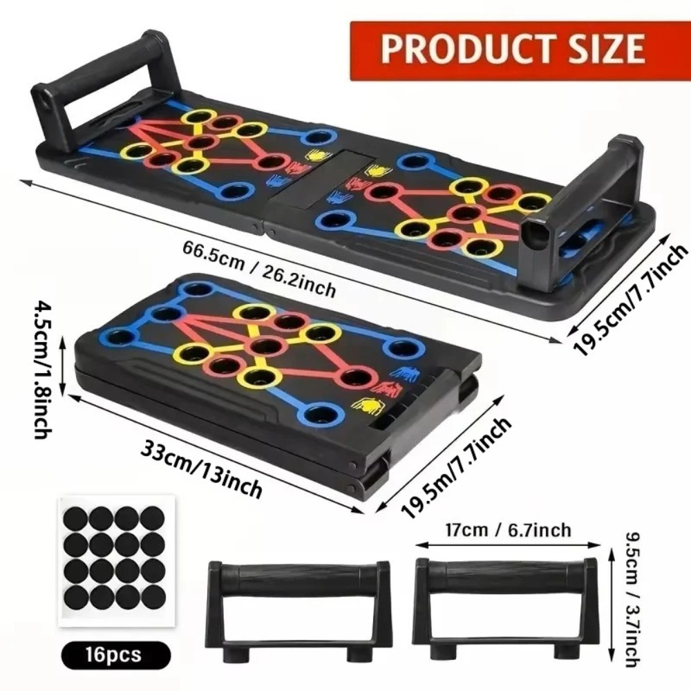 Tragbares multifunktionales Pu – Push Up Board Foldable Multi Function Bewertung und Preis