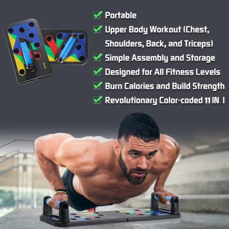 9-in-1 faltbares Push-Up-Rack- – Push Up Board Foldable Multi Function Bewertung und Preis