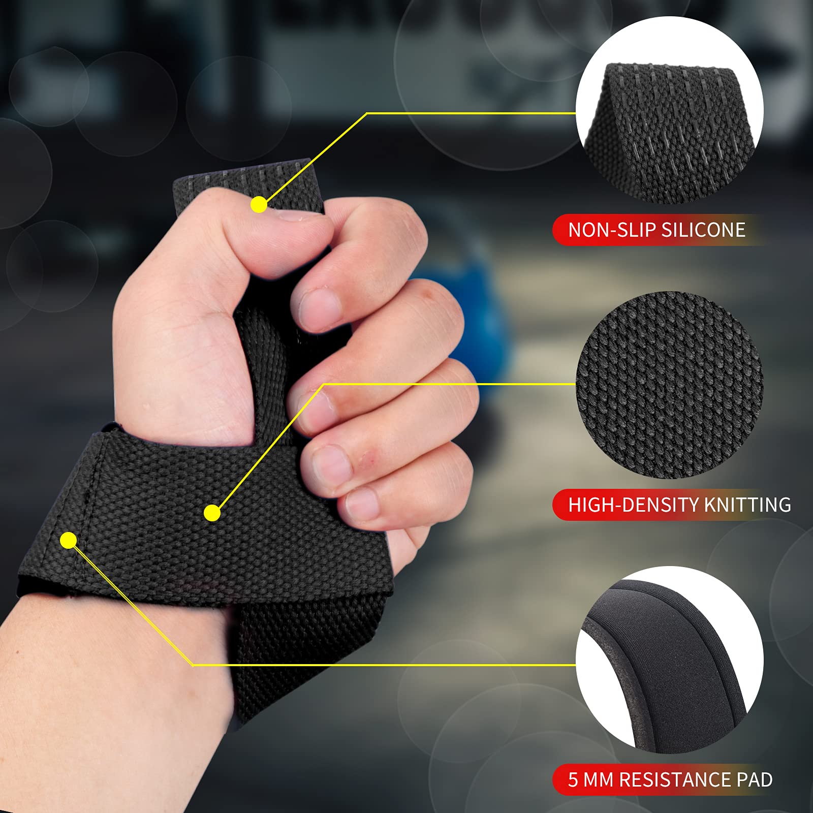 2 Stück Fitness-Hebegurte, Rut – Wrist Wraps Weightlifting Support Bewertung und Preis